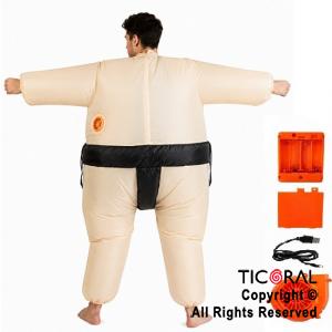 DISFRAZ INFLABLE SUMO ADULTO 1,60 MT X 1,90